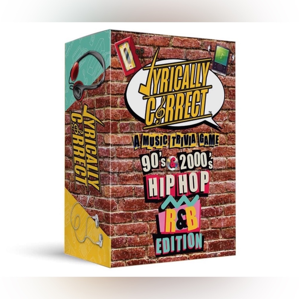 Lyrically Correct 90s 2000s Hip Hop R&B Music Trivia Card Game - New Sealed